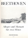 Allegro und Menuett fr 2 Flten   2 Spielpartituren