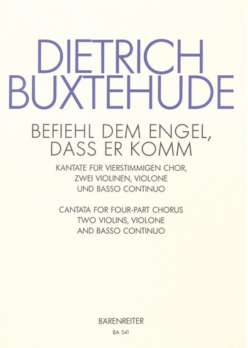 Befiehl dem Engel da er komm fr gem Chor und Streicher Partitur und 3 Stimmen