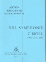 Sinfonie c-Moll Nr.8 in der 1. Fassung von 1887 für Orchester Studienpartitur