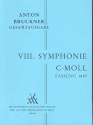 Sinfonie c-Moll Nr.8 in der 1. Fassung von 1887 fr Orchester Studienpartitur