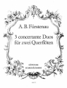 3 concertante Duos fr 2 Flten Spielpartitur