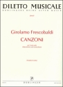 Canzoni per canto solo (Oberstimme und Generalbass) Partitur und 2 Stimmen