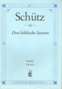 3 BIBLISCHE LIEDER FUER GEM CHOR UND ORCHESTER,  ORGELPARTITUR (DT)