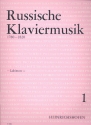 Russische Klaviermusik 1780-1820 Heft 1
