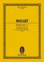 Serenade no. 11 e flat KV375 for 2 oboes, 2 clarinets, 2 horns and 2 bassons Miniature score