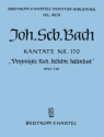 Vergngte Ruh, beliebte Seelenlust Kantate Nr.170 BWV170 Partitur