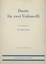 Duette aus der Sammlung von J.B. Cupis le Jeune fr 2 Violoncelli Spielpartitur
