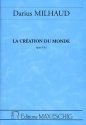 La creation du monde op.81a Ballet / Studienpartitur