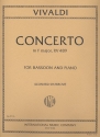 Concerto f major F.VIII:20 for bassoon and piano