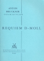Requiem d-Moll fr gem Chor und Orchester Studienpartitur