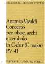 Konzert C-Dur RV447 fr Oboe und Streichorchester Partitur