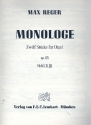 Monologe op.63 Band 3 (Nr.9-12) fr Orgel
