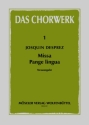 Missa pange lingua fr gem Chor a cappella Partitur