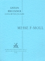 Messe f-Moll fr Sopran, Ba, Chor und Orchester Studienpartitur