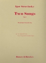 2 Songs op. 6/1 fr Mezzo-Sopran und Klavier