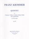 Quintett B-Dur op.95 fr Klarinette und Streichquartett Stimmen