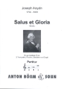 Salus et Gloria  fr gem Chor, 2 Trompeten, Pauken, Streicher und Orgel Partitur (=Orgelauszug)