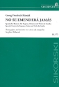 No se emendera jamas Spanische Kantate fr Sopran, Gitarre und Viola da gamba,   Partitur und 3 Stimmen
