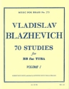 70 studies vol.1 for tuba music for brass 273