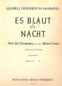 Es blaut die Nacht fr Gesang (hoch) und Klavier