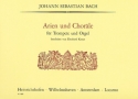 Arien und Chorle  fr Trompete und Orgel Partitur und 2 Stimmen