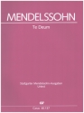 Te Deum fr Soli (SATB/SATB), Doppelchor und Bc Partitur