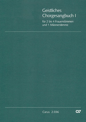 Geistliches Chorgesangbuch Band 1 fr gem Chor (SAM) a cappella Partitur