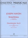 Divertimento B-Dur Nr.8 Hob.V:8 fr Violine, Viola und Violoncello Partitur und Stimmen