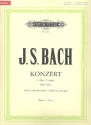 Konzert E-Dur BWV1042 fr Violine und Streicher Partitur