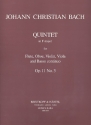Quintett F-Dur op.11,3 für Flöte, Oboe, Violine, Viola und Bc Stimmen