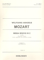 Missa brevis C-Dur KV258 fr gem Chor und Orchester Orgelauszug