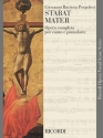 Stabat mater per 2 voci femminili e orchestra d'archi riduzione canto/piano (la)