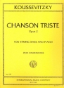 Chanson triste op.2 for double bass and piano