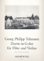 Duetto G-Dur fr Flte und Viola mit Faksimile des Erstdrucks