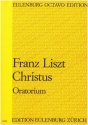 Christus Oratorium fr Soli, Chor und Orchester Partitur