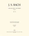 Lobet den Herrn alle Heiden BWV230 Motette Nr.6 fr gem Chor Violoncello (Fagott)