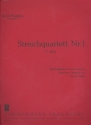 Streichquartett C-Dur Nr.1 Stimmen 