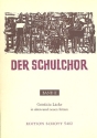 Der Schulchor Band 2 fr Chor (2-6 stimmig) Chorpartitur