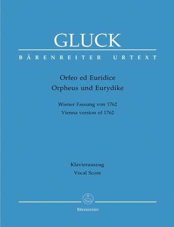 Orfeo ed Euridice (Wiener Fassung 1762) Klavierauszug (it/dt)
