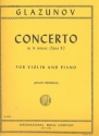 Concerto in a minor op.82 for violin and piano