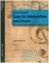 Suite fr Altblockflte und Gitarre Spielpartitur