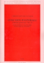 Concerto pastorale op.1,10 fr Streichorchester und Orgel (Cembalo) Partitur (=Cembalo/Orgel)