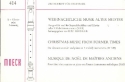 Weihnachtliche Musik alter Meister fr Sopranblockflte und Klavier Partitur