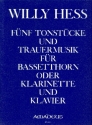 5 Tonstcke op.98 und Trauermusik op.101 fr Bassetthorn (Klarinette) und Klavier