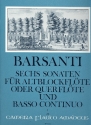 6 Sonaten op.1 Band 1 (Nr.1-3) fr Altblockflte (Flte) und Bc