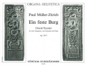 Ein feste Burg op.54,1 Choral-Toccata für 2 Trompeten, 2 Posaunen und Orgel