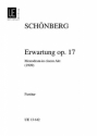 Erwartung op.17 Monodram fr Sopran und Orchester Partitur