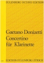 Concertino fr Klarinette und Orchester Partitur