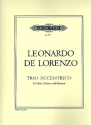 Trio eccentrico op.76 für Flöte, Klarinette und Fagott Stimmen
