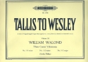 3 Cornet Voluntaries vol.1 for organ Tallis to Wesley